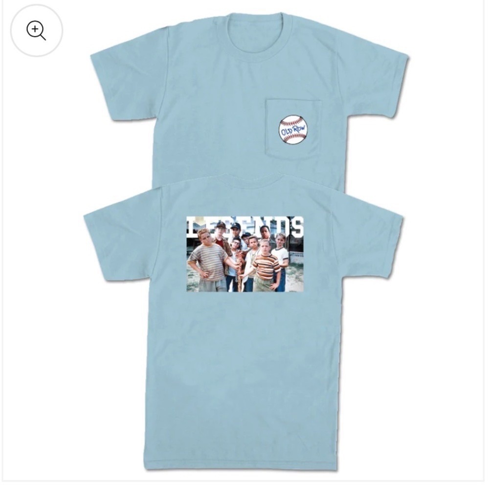 Comfort Colors Old Row Legends Never Die Legend Pocket Tee Chambray size Medium